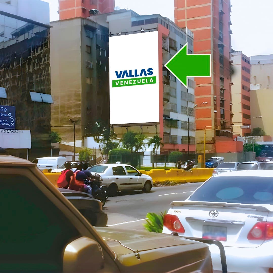 Valla 9 × 15 m en Av. Francisco De Miranda, Chacao