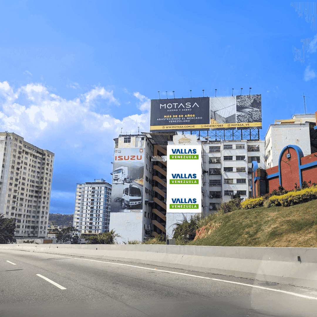 Valla 8.2 × 16.2 m en Av. Francisco de Miranda, Sucre