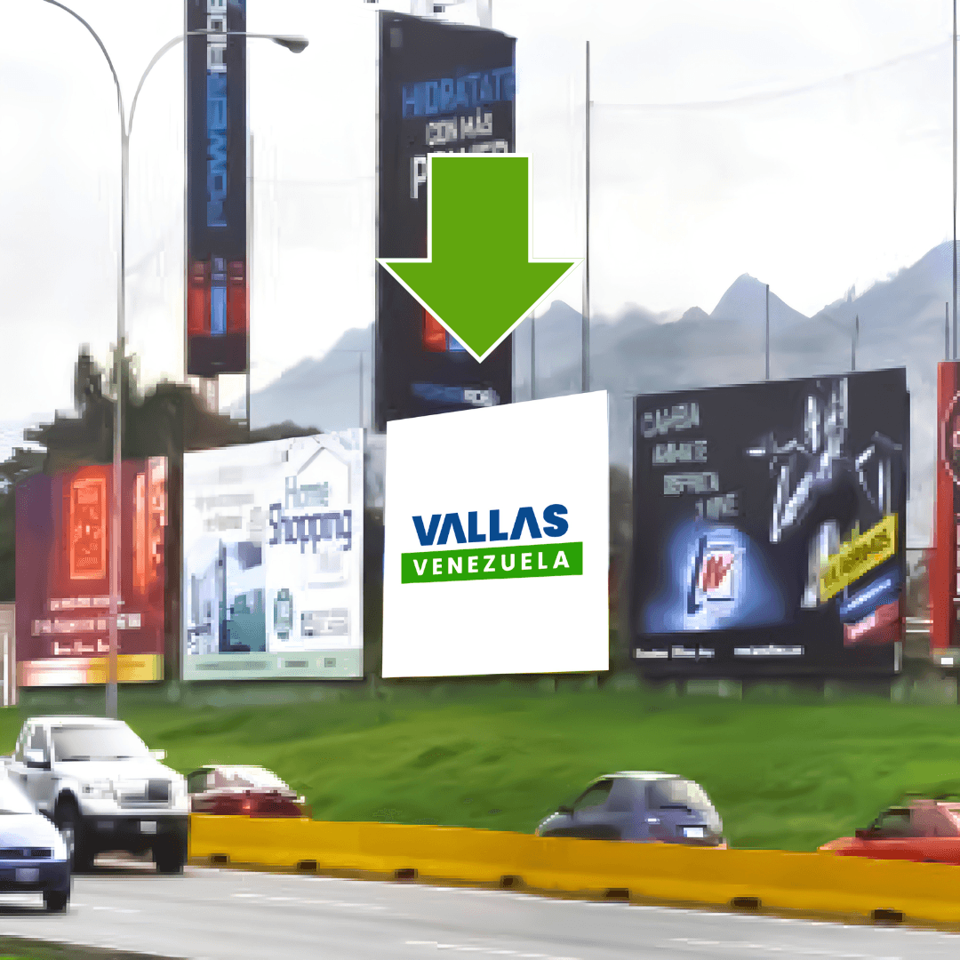 Autopista del Este, Altura Club Italo, Frente a Parque Negra Hipólita Valencia, 3° Valla Horizontal 12m x 6m