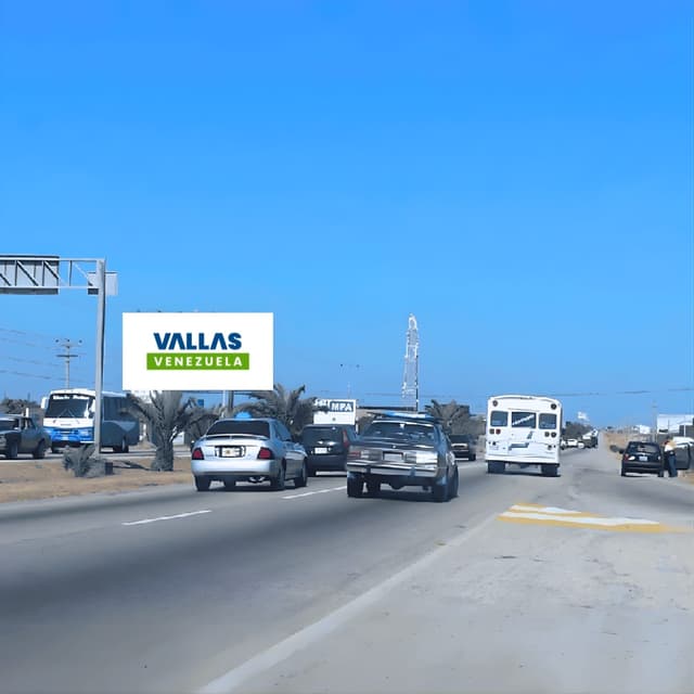 Valla en Autopista Porlamar