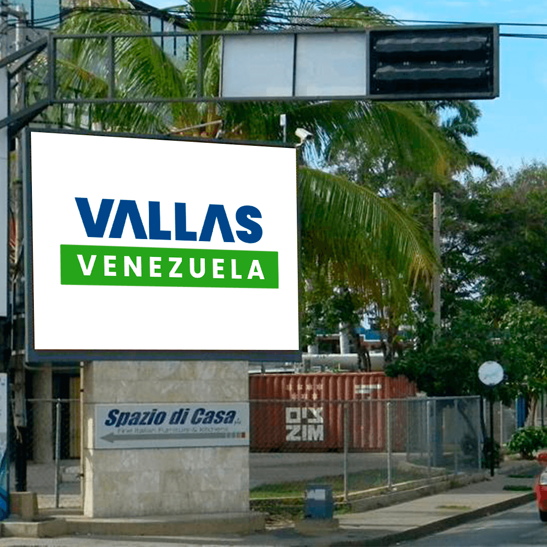 Pantalla LED en Av. Principal de Lechería cruce con Av. Bolívar