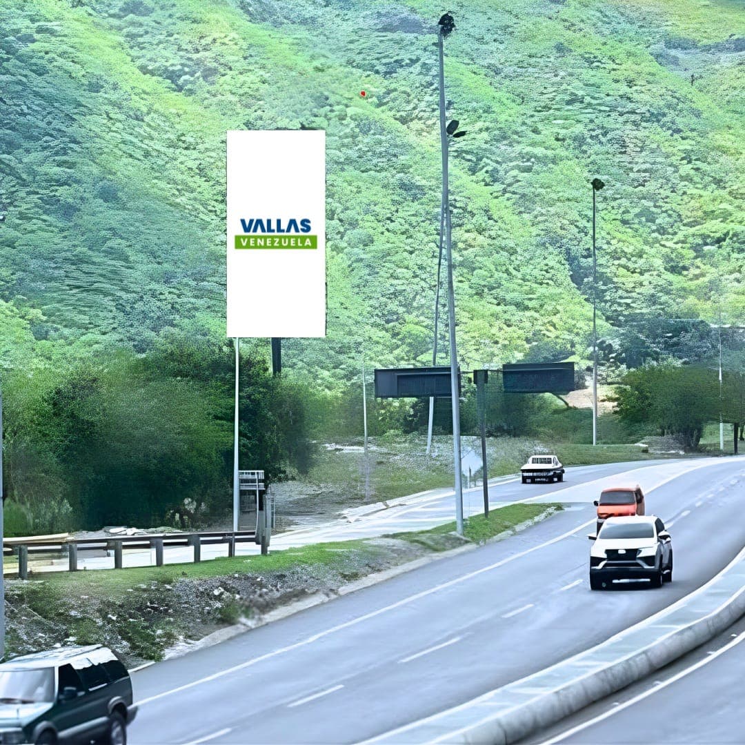 Valla 6 × 12 m en Autopista Caracas - La Guaira, Libertador