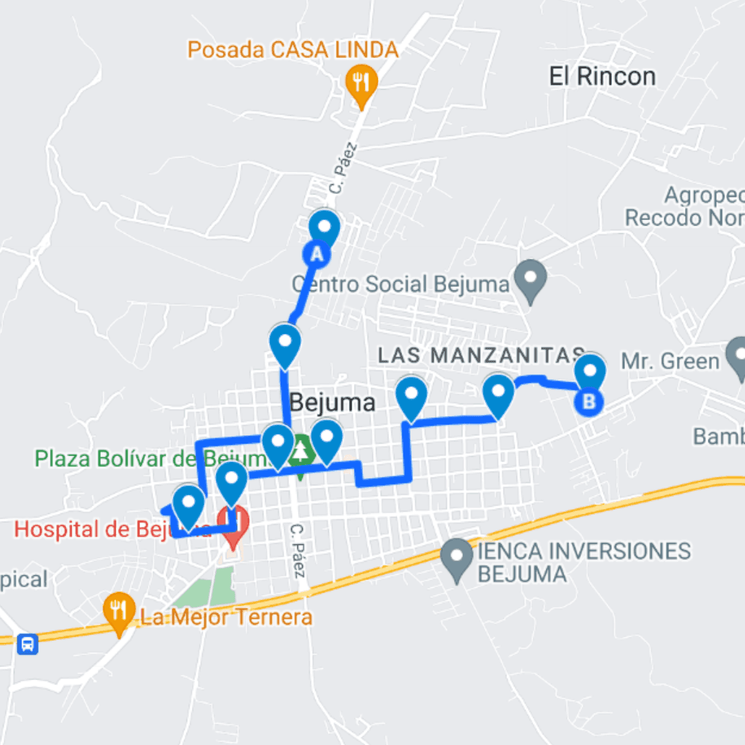 Bejuma Ruta de Bus 1: El Rincón-Girardot
