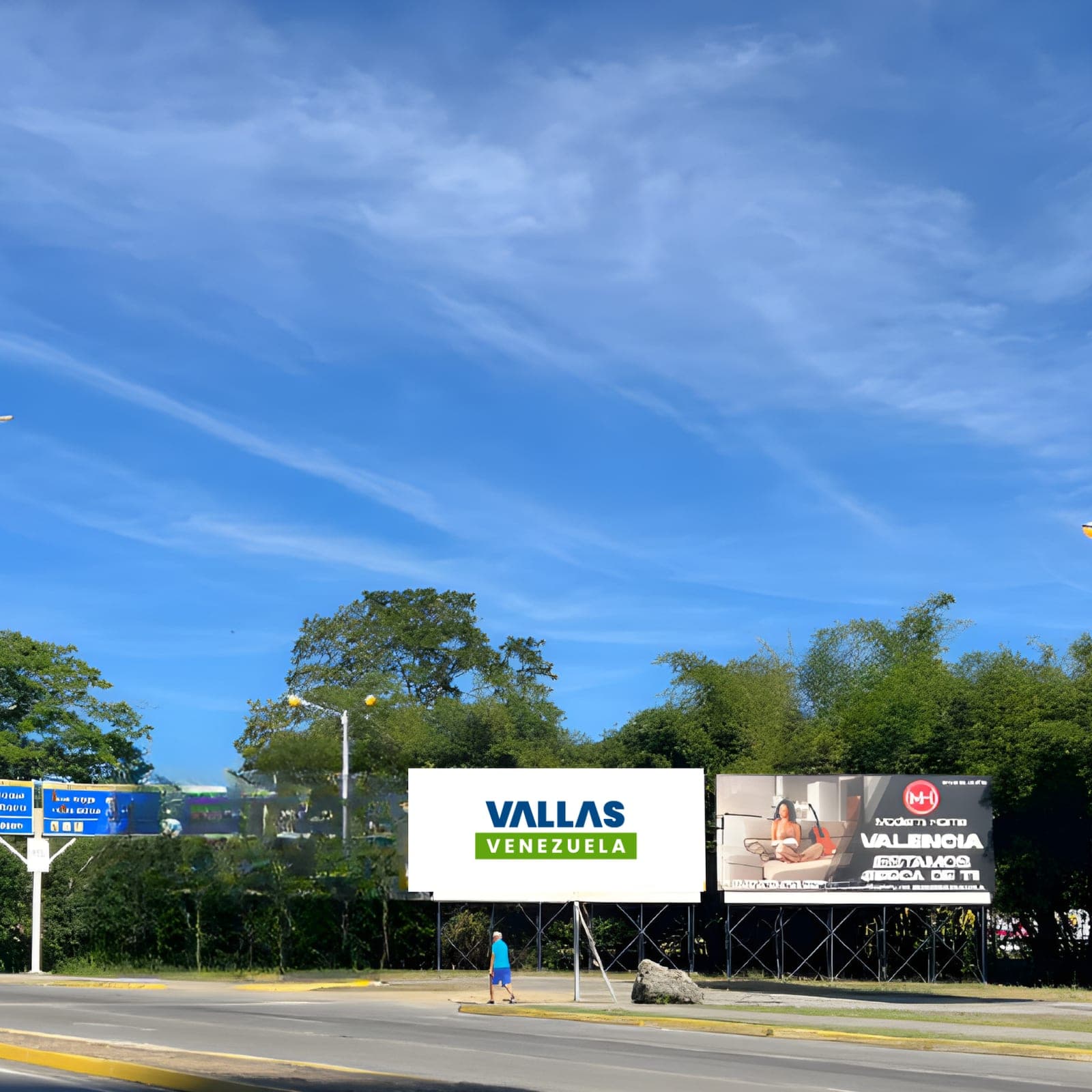 Valla 12 × 5 m en Av. Jardín Botánico