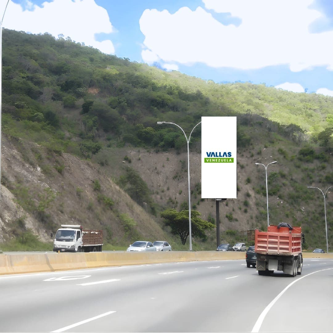 Valla 8 × 16 m en Autopista Caracas - Guarenas