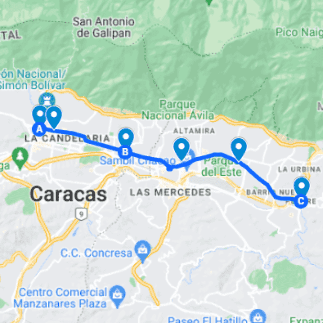 Caracas Ruta 15: Carmelita - Petare