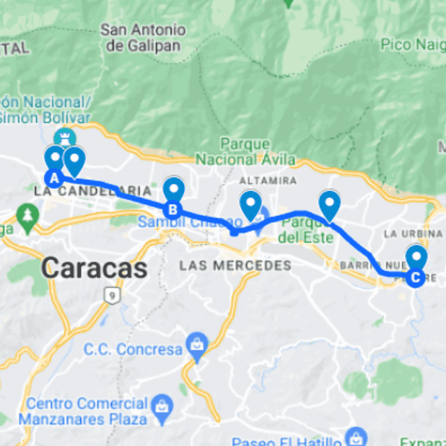 Buses publicitarios en Caracas Ruta 15: Carmelita - Petare, Sucre