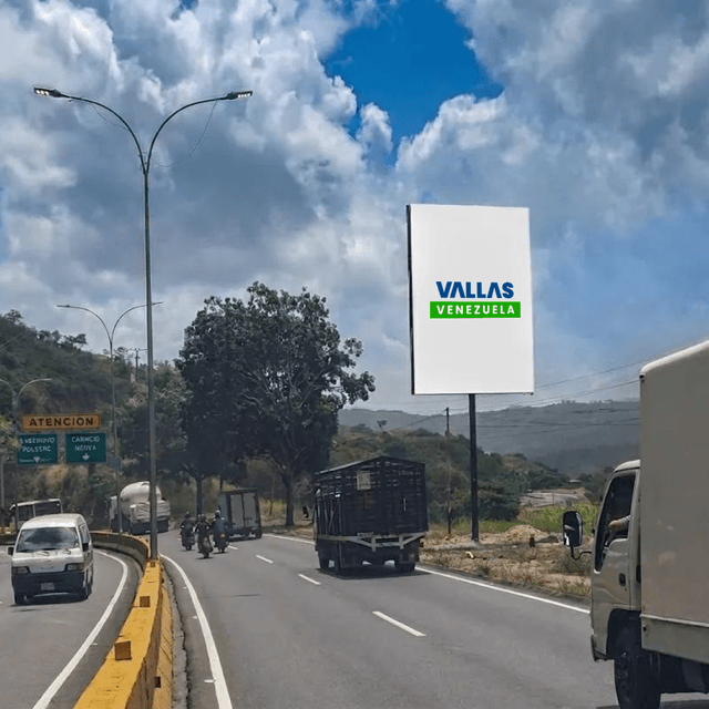 Valla en Carretera Panamericana vía Los Teques