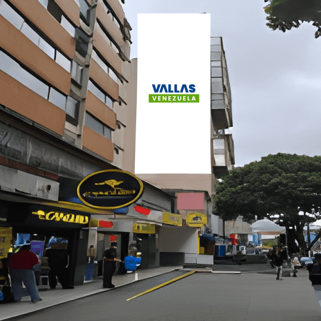 Valla 12 × 6 m en Calle Elice, Chacao