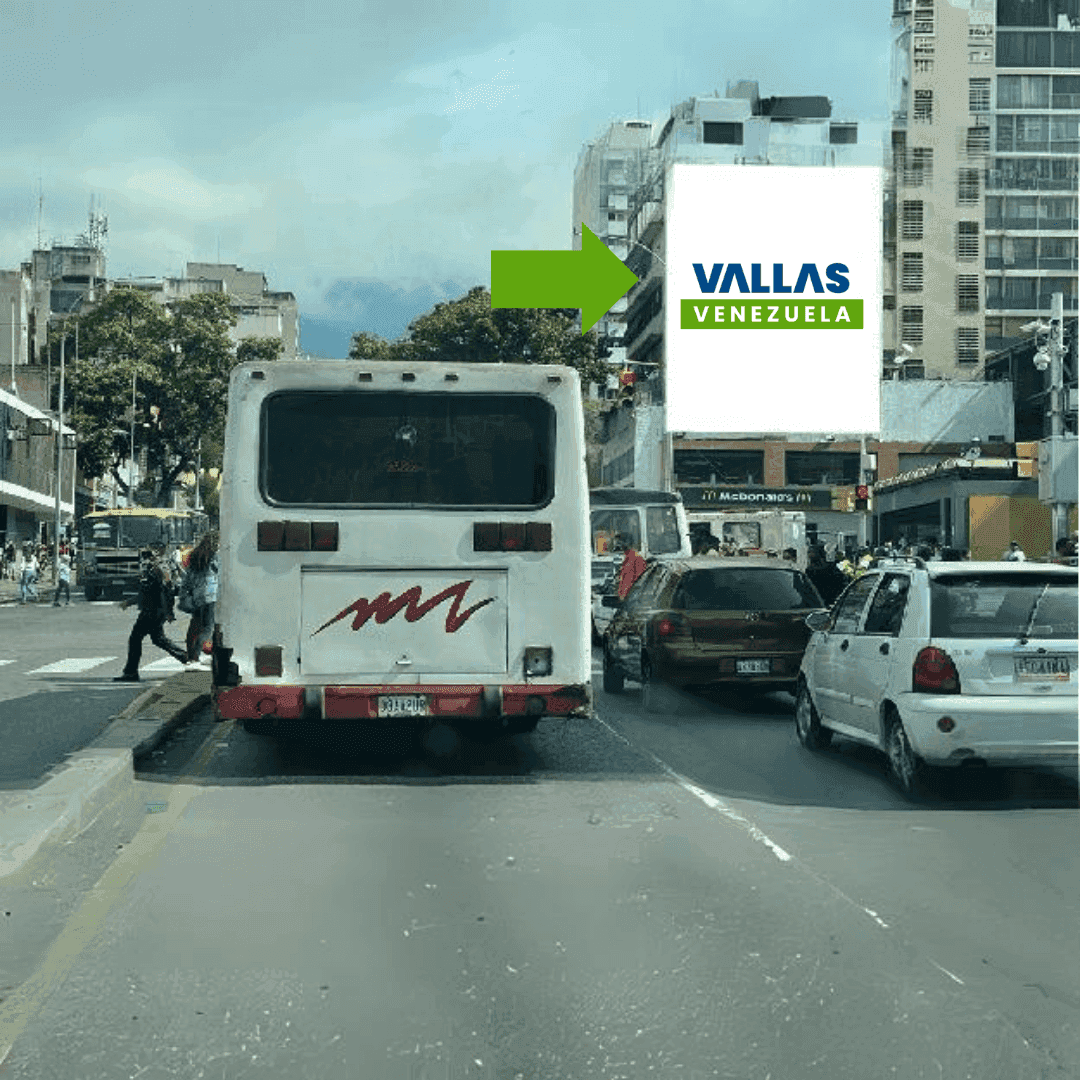 Valla 10 × 14.5 m en Av. Baralt, Libertador