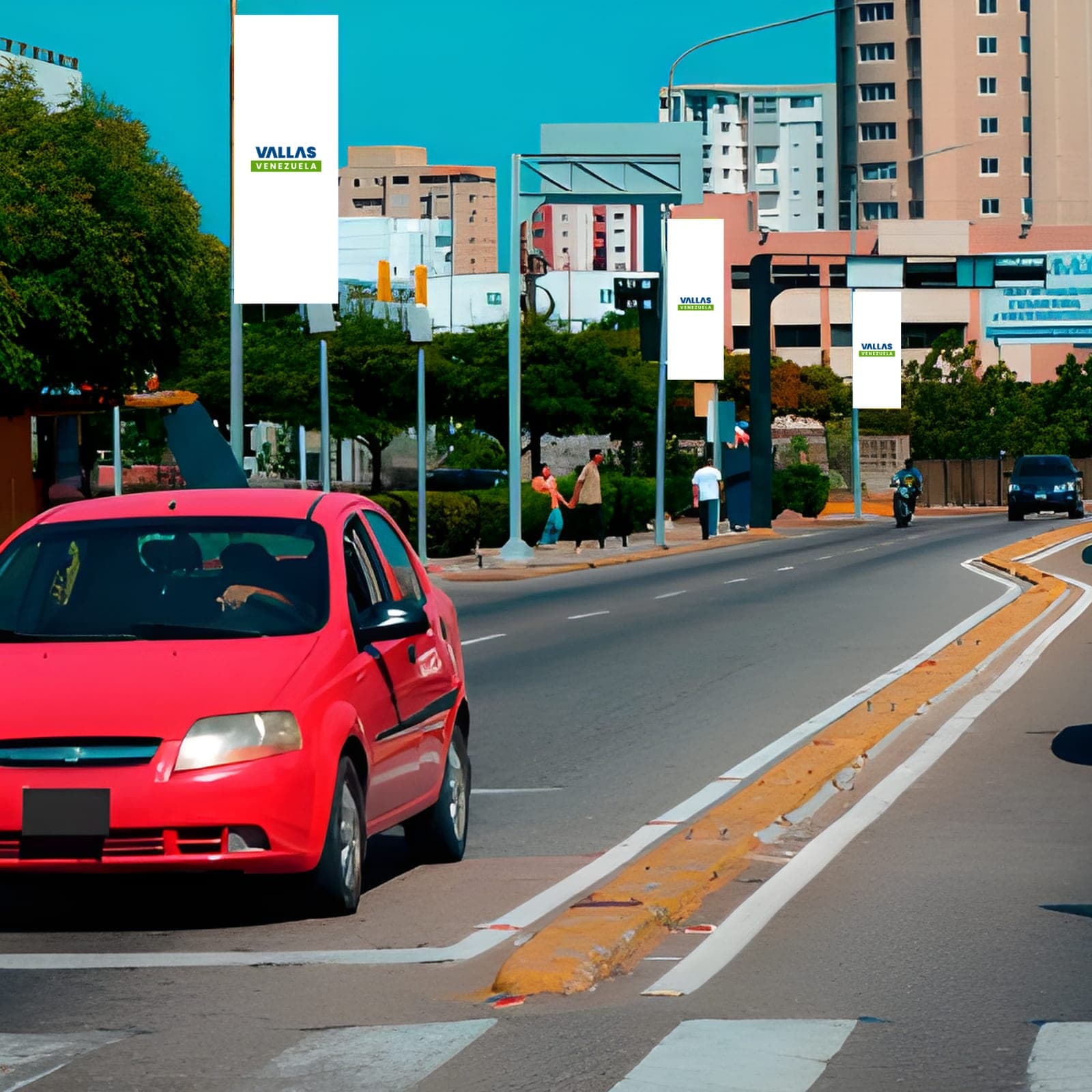 Banderola 78 × 2 m en Av. de Maracaibo