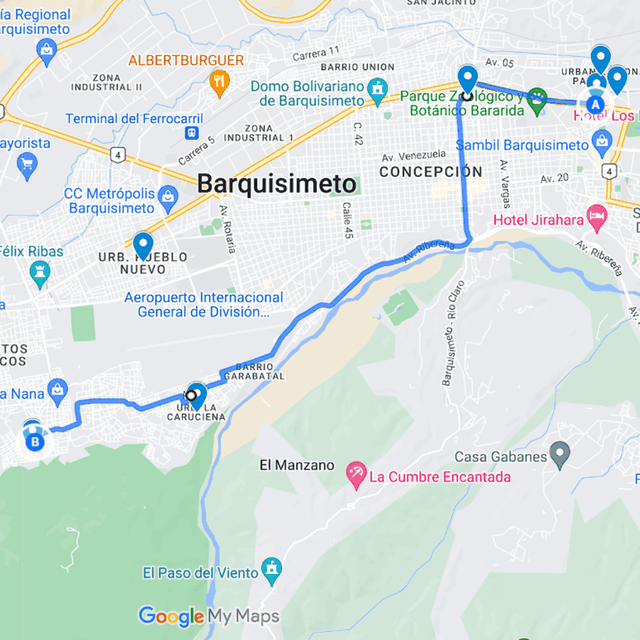 Buses publicitarios en Barquisimeto Ruta 6: Las Delicias - Pataratas