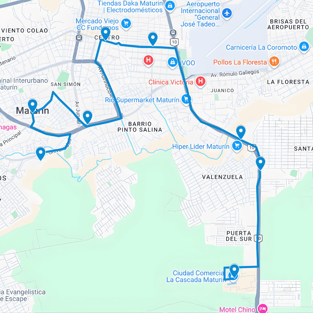 Monagas Ruta de Bus Maturin 3: Udo- La Cascada