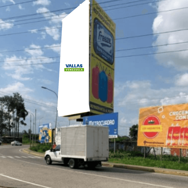Valla en Autopista Barinas-San Cristóbal Intersección