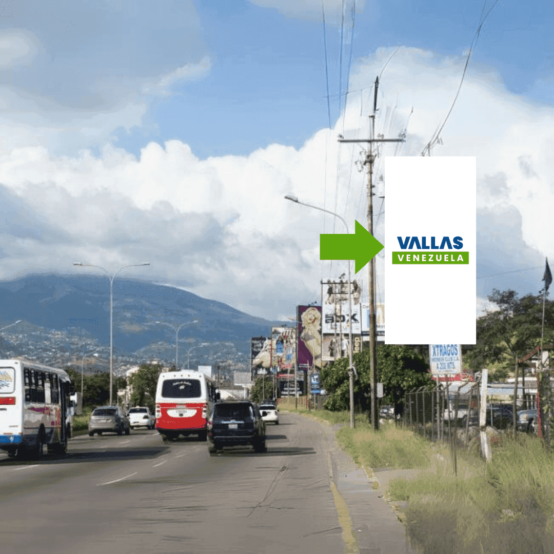 Valla 6 × 12 m en Autopista Antonio José de Sucre