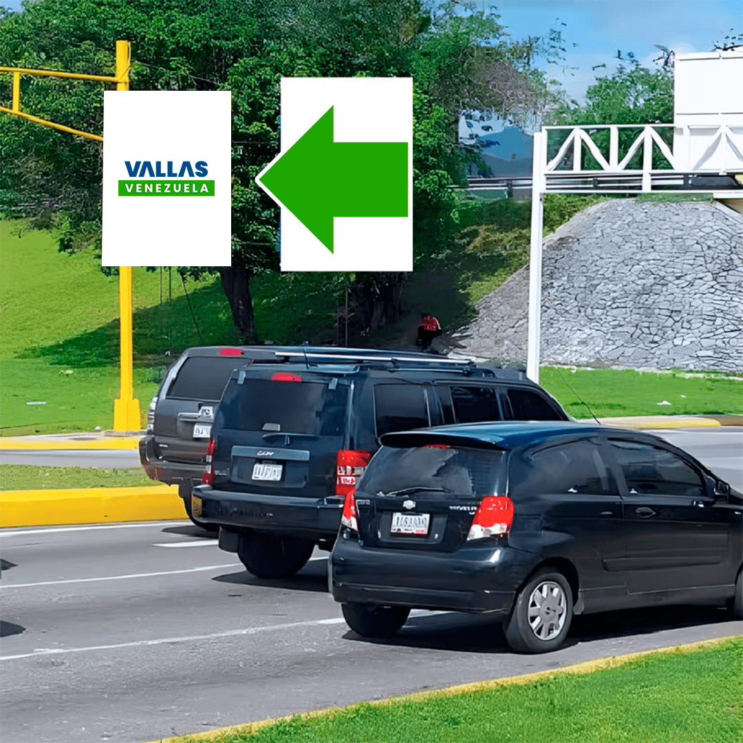 Valla 3 × 4 m en Distribuidor Mañongo
