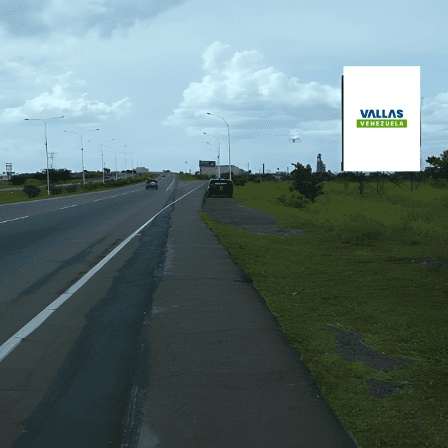 Valla en Av. Guayana