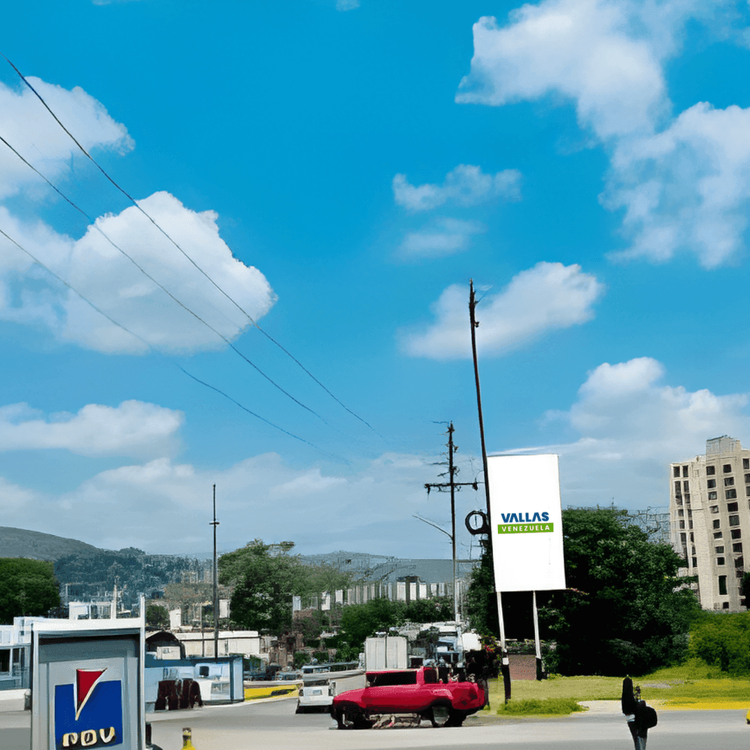 Valla 4 × 8 m en Av. Bolivar, Baruta