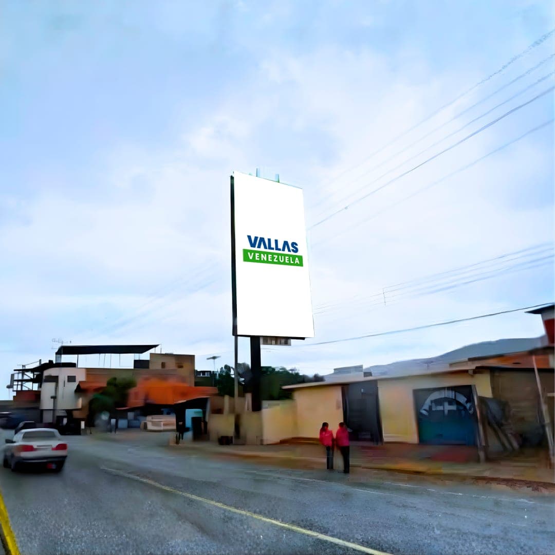 Valla 6 × 12 m en Av. Alterna Carlos Campos