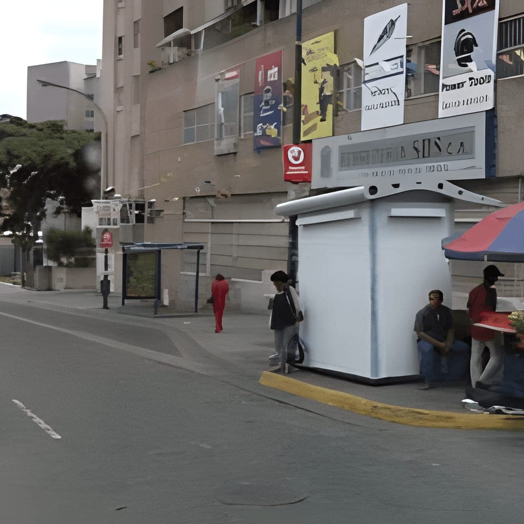 Kiosco en Kiosco en Av. Panteón, Libertador