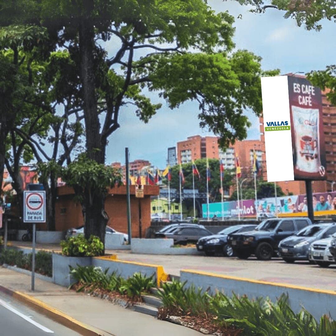Valla 4 × 12 m en Autopista Gran Cacique Guaicaipuro, Baruta