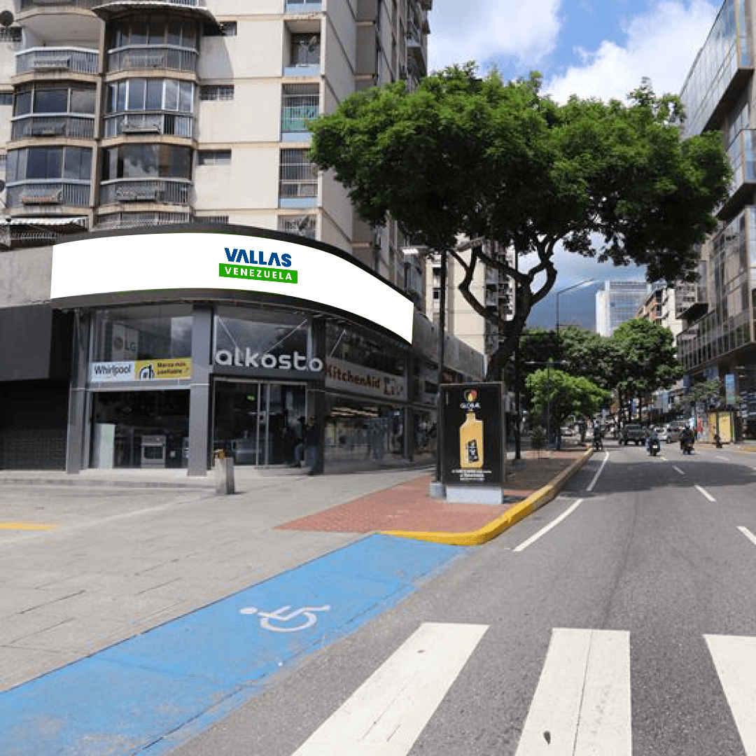 Pantalla LED en Avenida Francisco de Miranda, Chacao