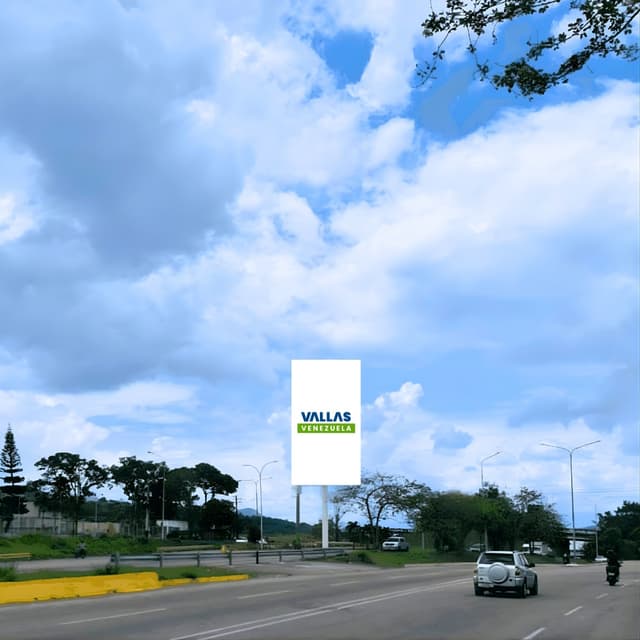 Valla en Autopista Táriba - San Cristóbal
