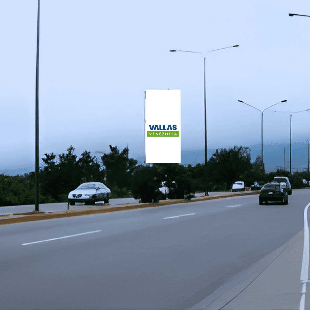 Valla 6 × 12 m en Autopista la ribereña
