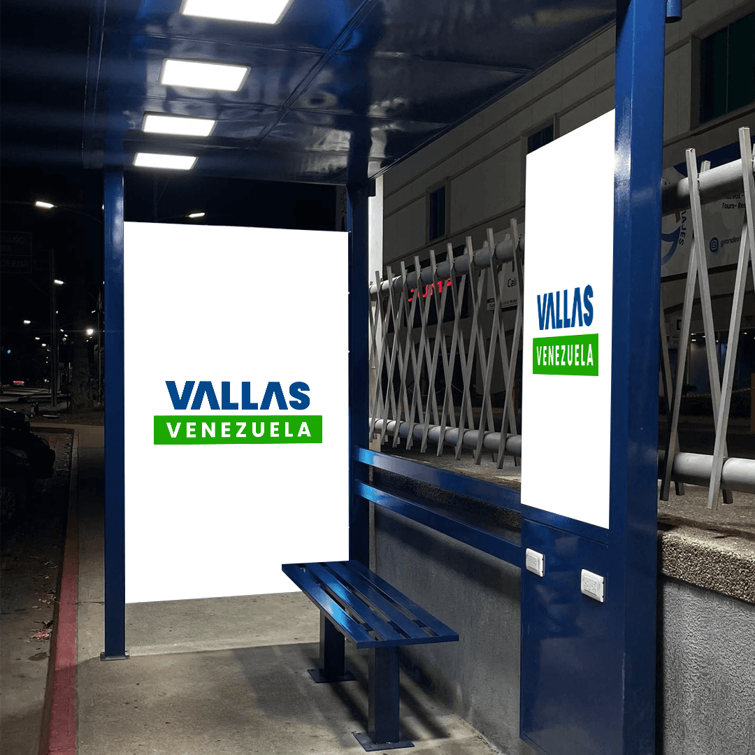 Kiosco 4 × 2.5 m en Paradas Publicitarias Inteligentes en todo el municipio Girardot