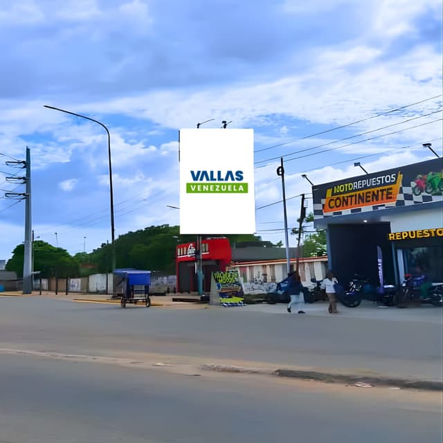 Valla en Av. 16, Maracaibo