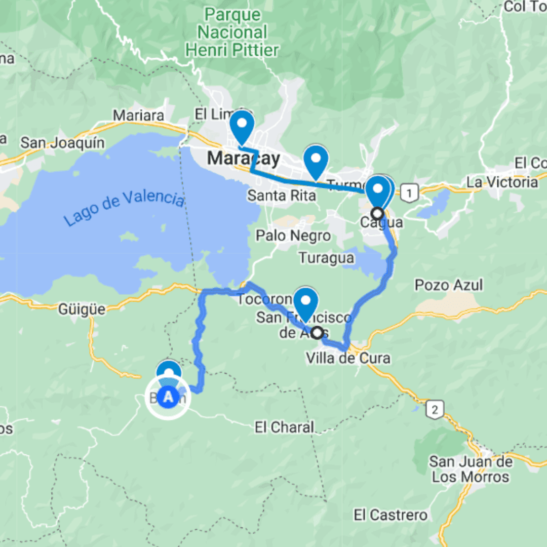 Ruta Villa De Cura: Belén- San Francisco de Asís