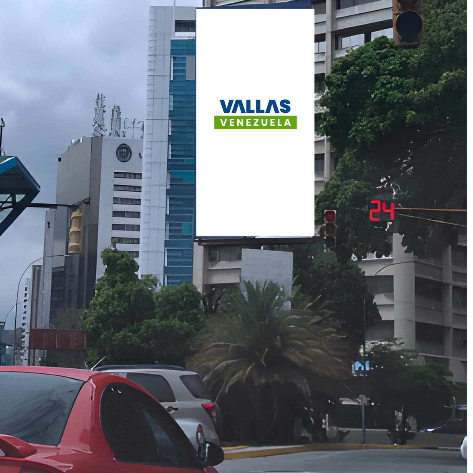 Valla 6 × 12 m en Comienzo en Av. Rómulo Gallegos vía Los Palos Grandes, Libertador