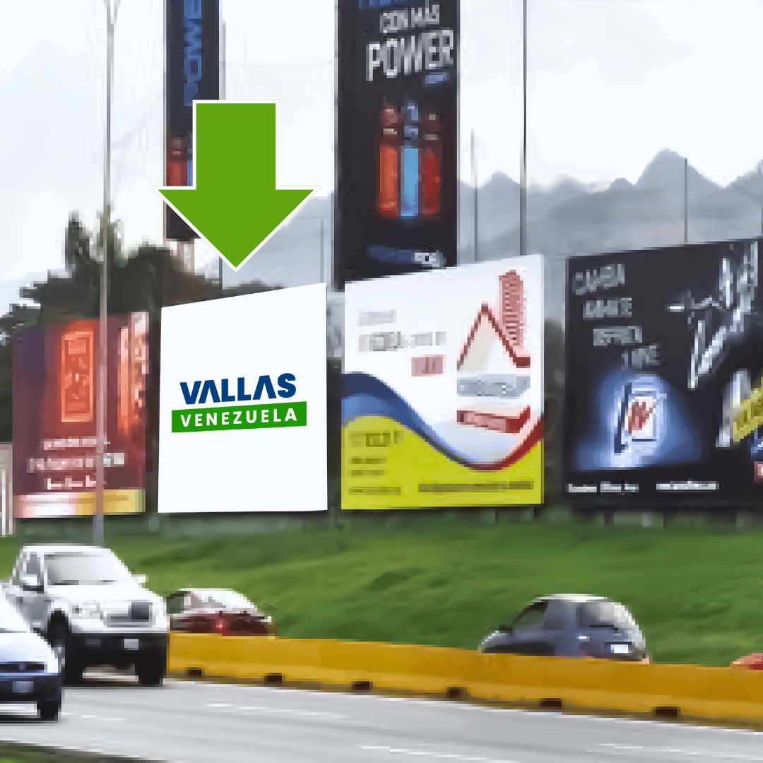 Autopista del Este, Altura Club Italo, Frente a Parque Negra Hipólita Valencia, 2° Valla Horizontal 12m x 6m
