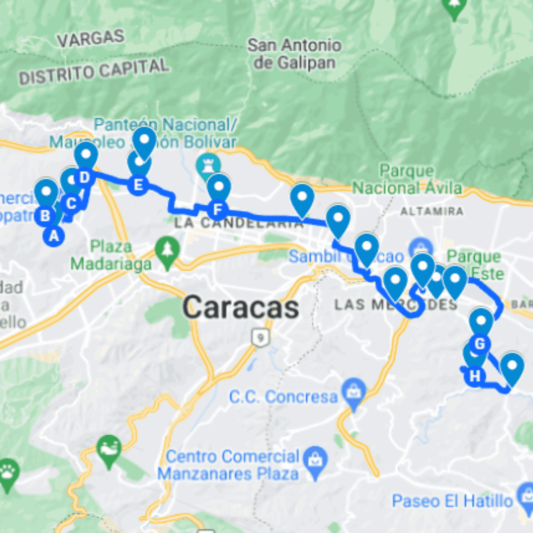 Caracas Ruta 13: Casalta - Santa Paula