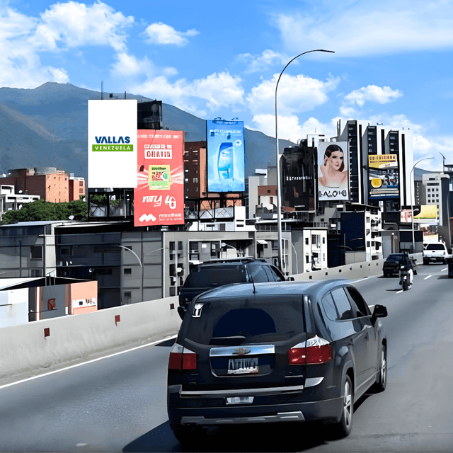 Valla en Autopista Gran Cacique Guaicaipuro, Baruta