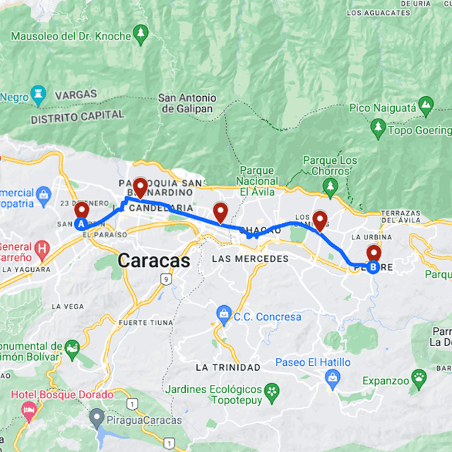 Buses publicitarios en Caracas Ruta 25: San Martín - Petare (por Av. Urdaneta y Av. Libertador), Sucre