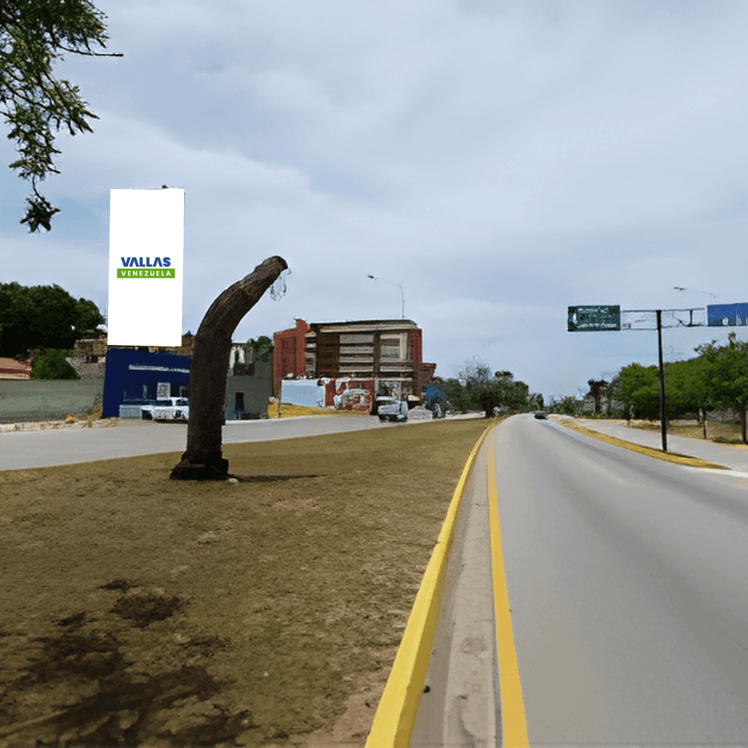 Valla 6 × 12 m en Av. Jovito Villalba, Arismendi