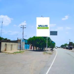 Valla publicitaria en Falcón - Variante Norte Falcón - Zulia, entre Av. Los Médanos y calle Dubicí, sentido norte-sur, Coro, Valla Vertical de 6m x 9m
