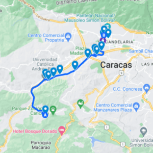 Caracas Ruta de Bus 20: Caricuao - Esquina de Salas