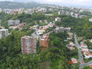 Vista aérea de la Urbanización Miranda y zonas residenciales