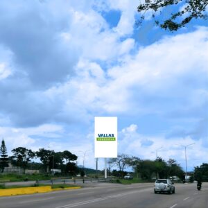 Valla publicitaria en Táchira - Autopista Táriba - San Cristóbal, diagonal faro de la Marina, Valla Vertical 12m x 6m