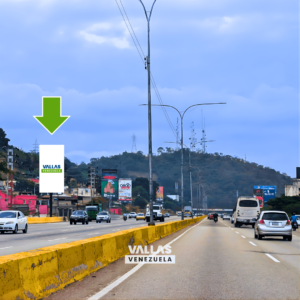 Valla publicitaria en Carabobo - Sector La Adobera, Parroquia San Blas, visual vía San Diego, Valencia, Valla Vertical de 6m x 12m