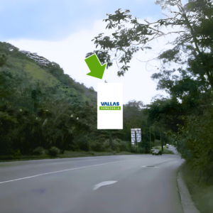 Valla publicitaria en Distrito Capital - Av. Principal de La Guairita, bajando de Los Samanes, sentido este-oeste, La Trinidad, Baruta, Valla Vertical de 6m x 12m