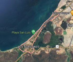 Vista satelital de Los Bordones, Sucre