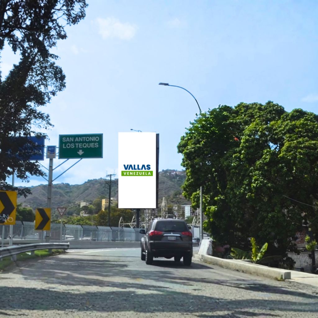 Valla publicitaria en Miranda - Entrada Carretera Panamericana, Km 0, sentido Los Teques, Caracas, Valla Vertical de 6m x 12m