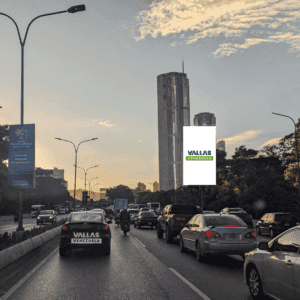 Autopista Francisco Fajardo, Altura Jardín Botánico vía Oeste, Valla Vertical de 6m x 10m