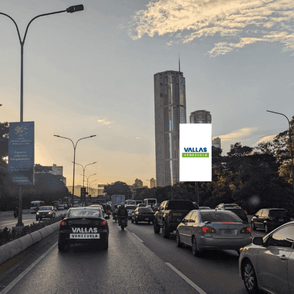 Autopista Francisco Fajardo, Altura Jardín Botánico vía Oeste, Valla Vertical de 6m x 10m