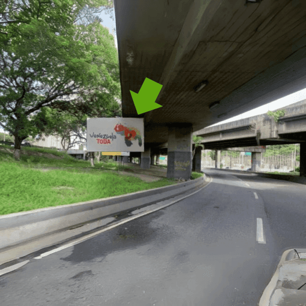 Entrada Desde La Autopista Francisco Fajardo Hacia Las Mercedes con Empalme Av. Ernesto Blohm Caracas