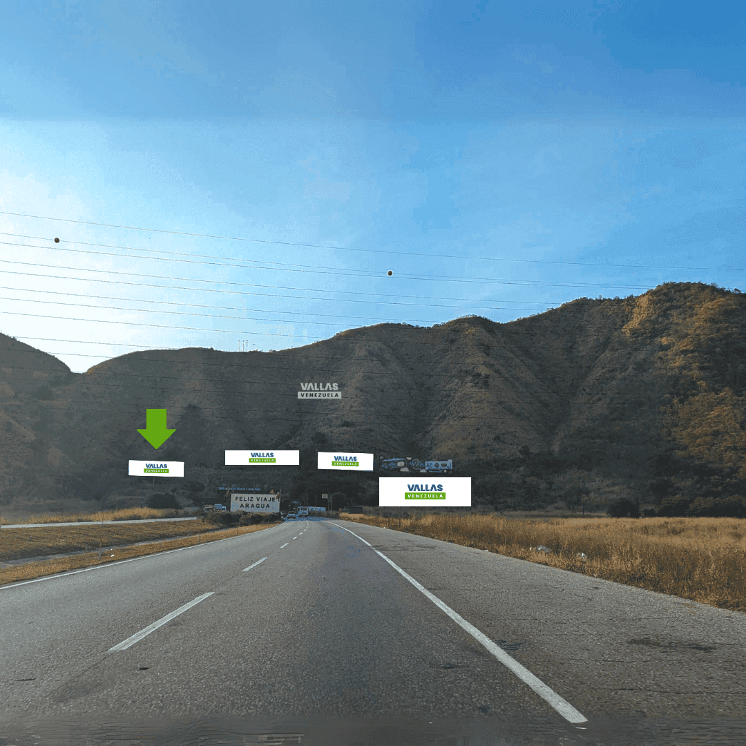 Autopista Regional del Centro Tunel La Cabrera sentido Maracay - Valencia.