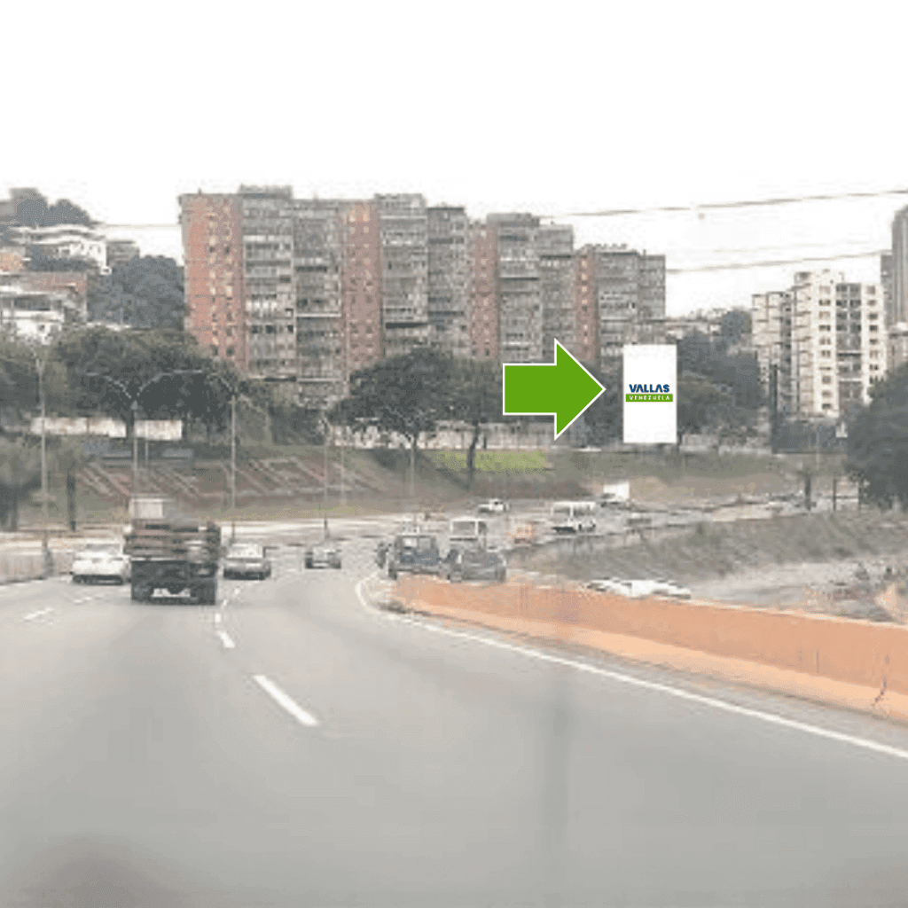 Autopista Francisco Fajardo, altura Av. Río de Janeiro, 200m antes del Distribuidor El Llanito, Valla Vertical de 6m x 12m